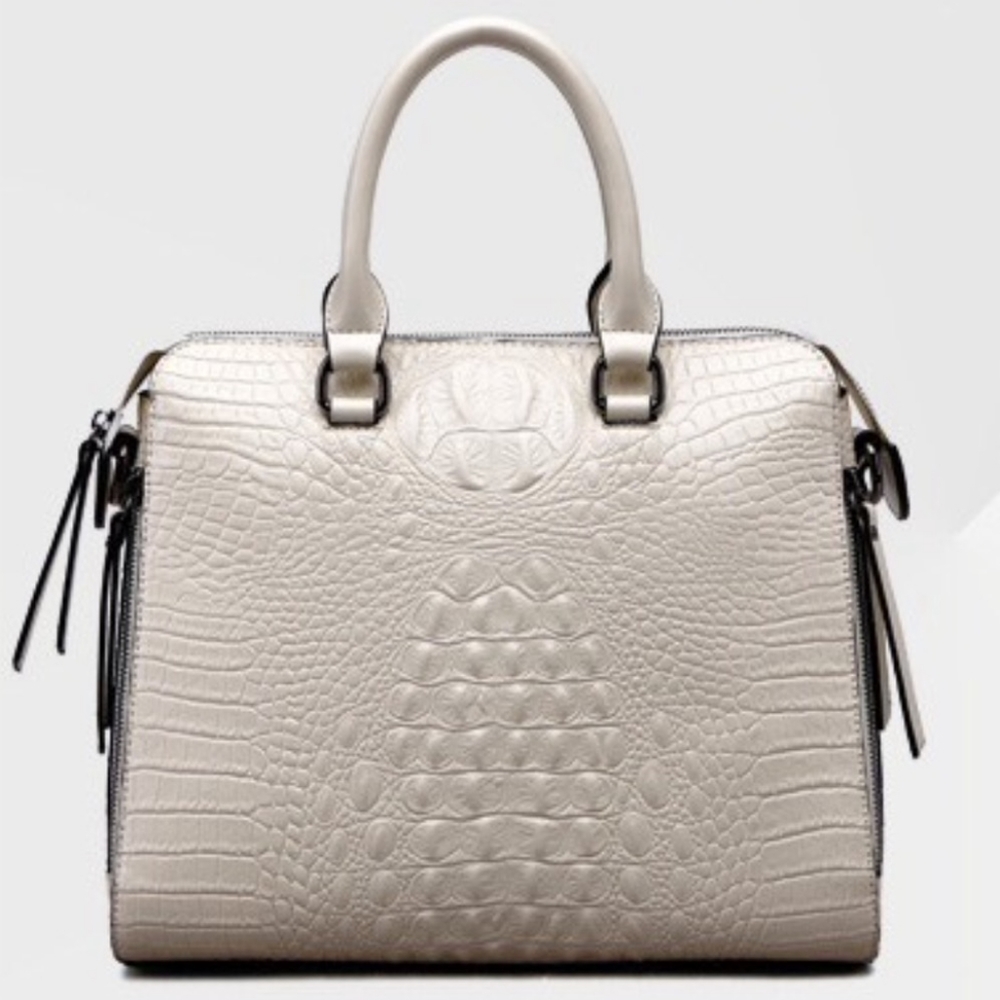 New Leather Embossed Handbag